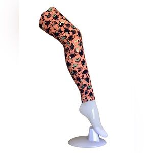 OS Coral and Navy Graphic Leggings